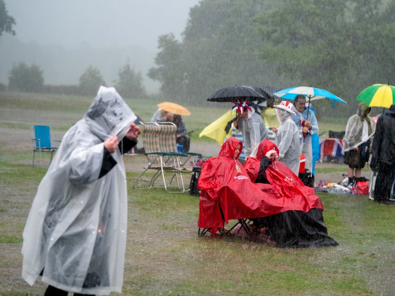Lytham Proms - a downpour bring proceedings to an early finish