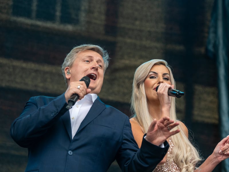 Lytham Proms - Aled Jones entertains the crowd