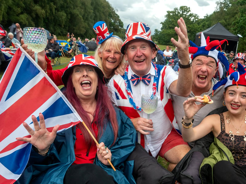 Lytham Proms - the crowd enjoying themselves