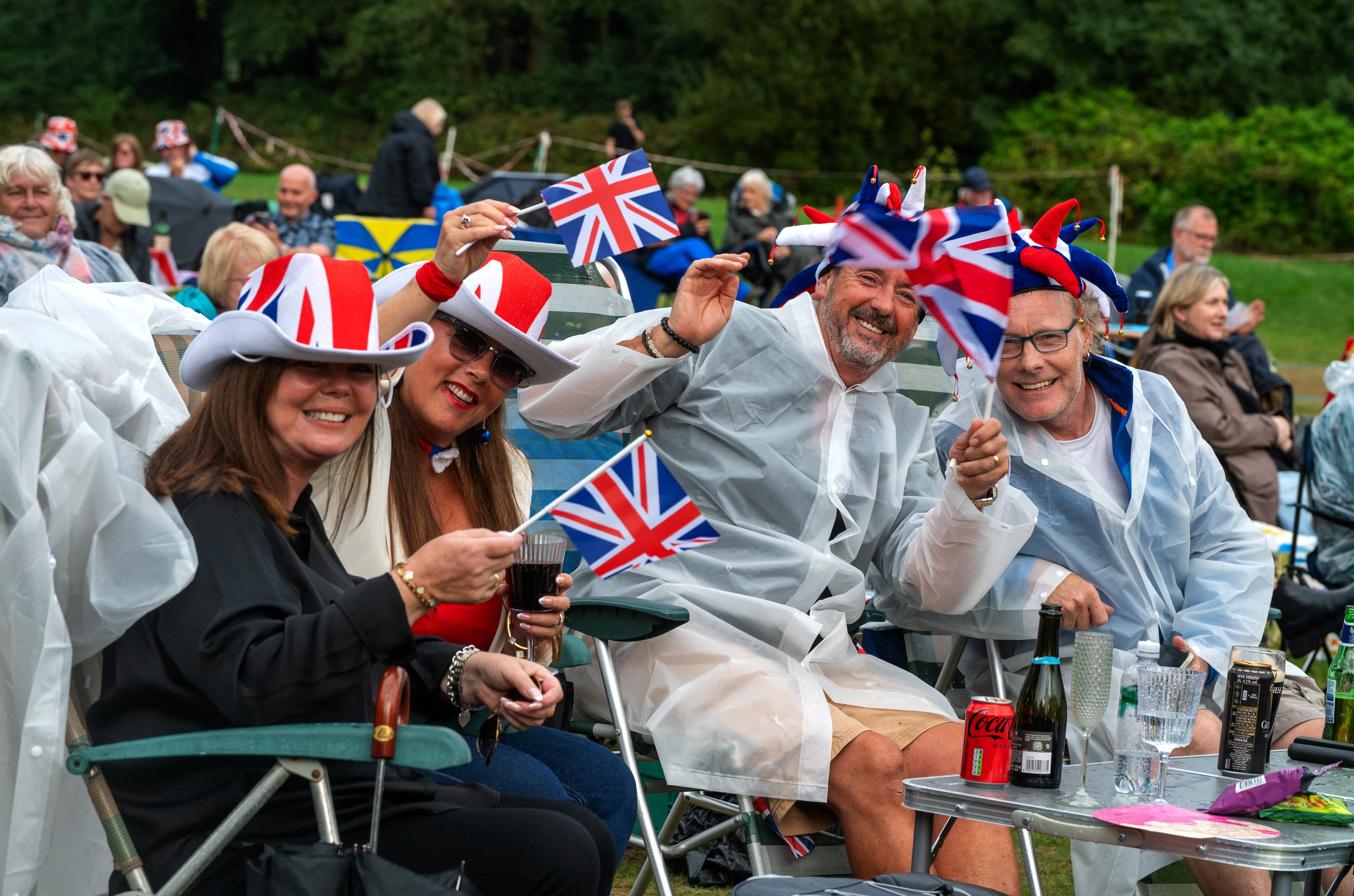 Lytham Proms - the crowd enjoying themselves