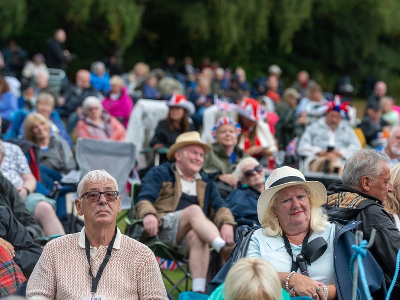 Lytham Proms - the crowd enjoying themselves