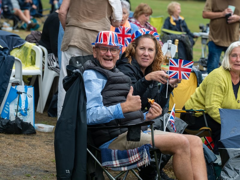 Lytham Proms - the crowd enjoying themselves