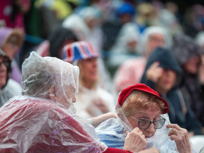 Lytham Proms - the crowd enjoying themselves