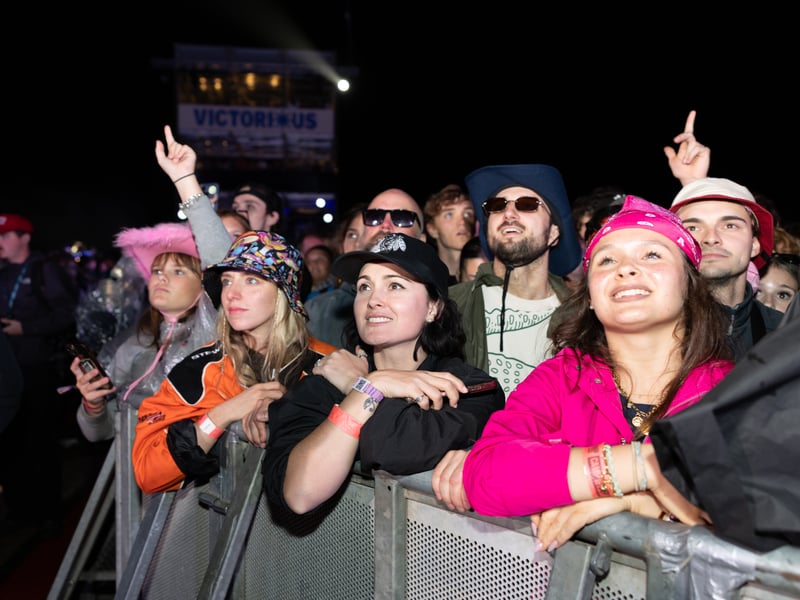 Crowds at Kasabian's Victorious 2026 headline set.