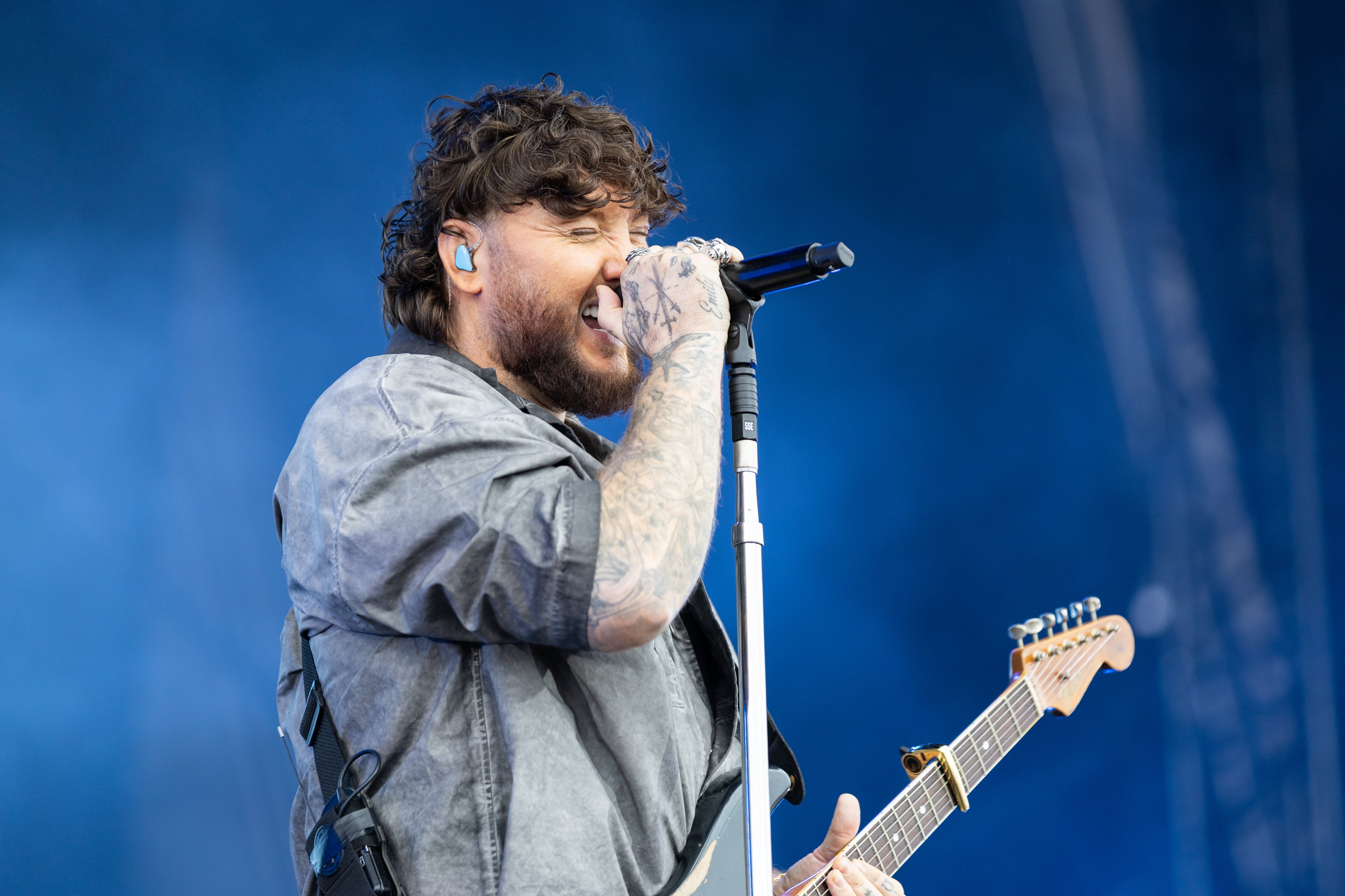 James Arthur performing at the Common Stage