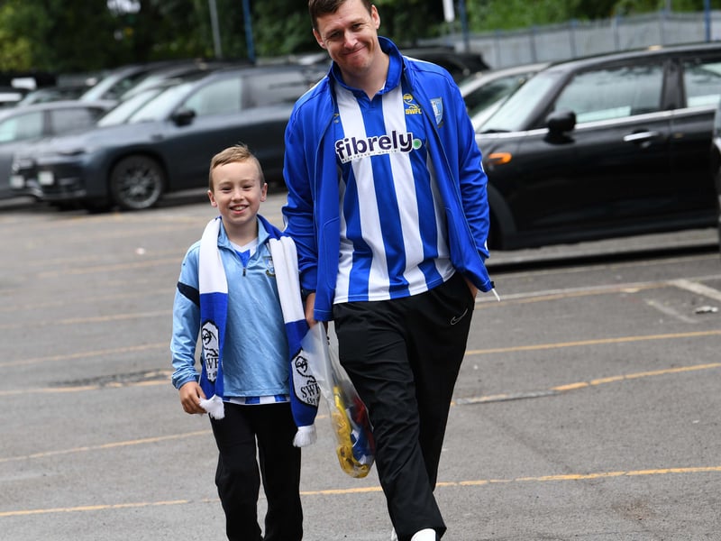 Owls fans at Hillsborough enjoying a 7-2 win.