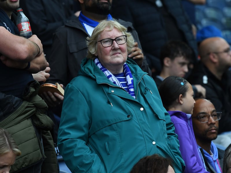 Owls fans at Hillsborough enjoying a 7-2 win.