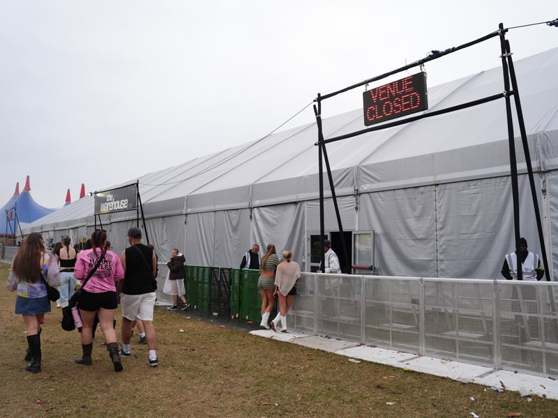 While Leeds Festival hasn't yet confirmed the reason for the closure, DJ Julian Fijma has posted that the stage was shut due to overcrowding during his set