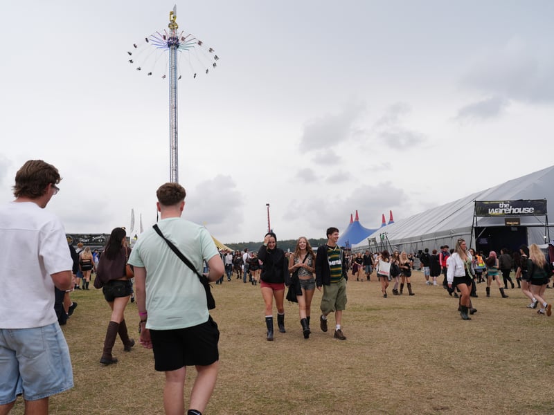 The arena gates opened at 11am and the atmosphere was building throughout the afternoon