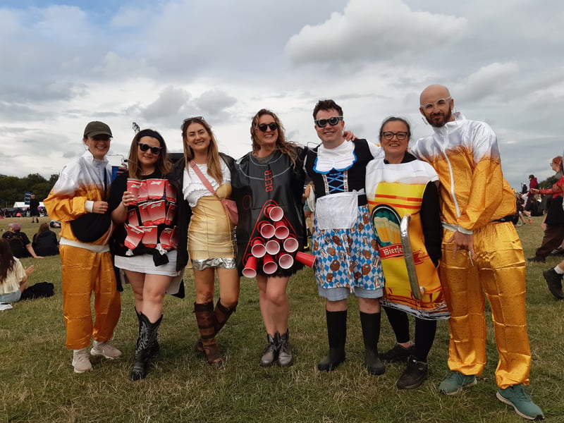 This group are contenders for best fancy dress