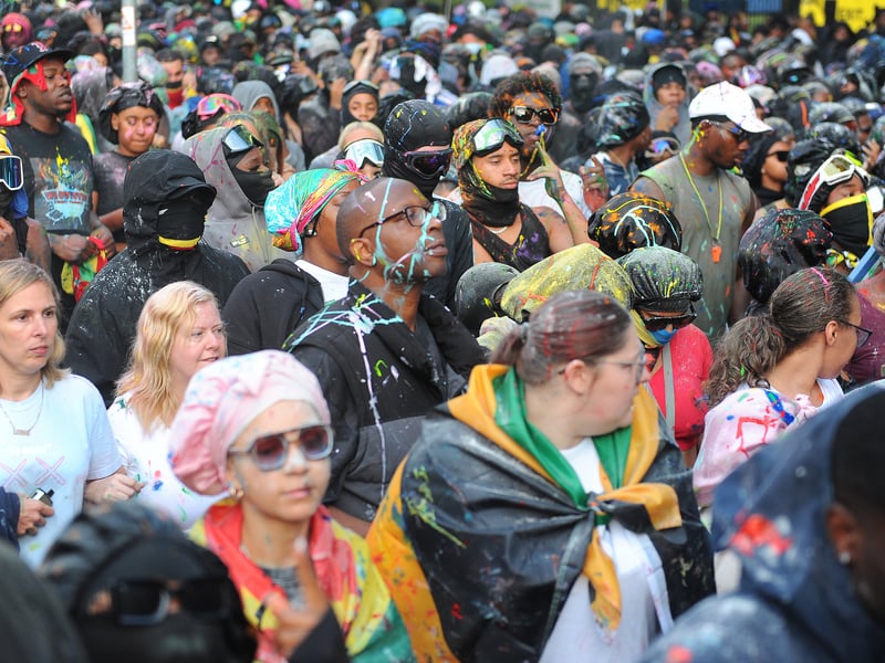 The celebrations kicked off with the Black Music Festival bringing live performances to Potternewton Park on Sunday