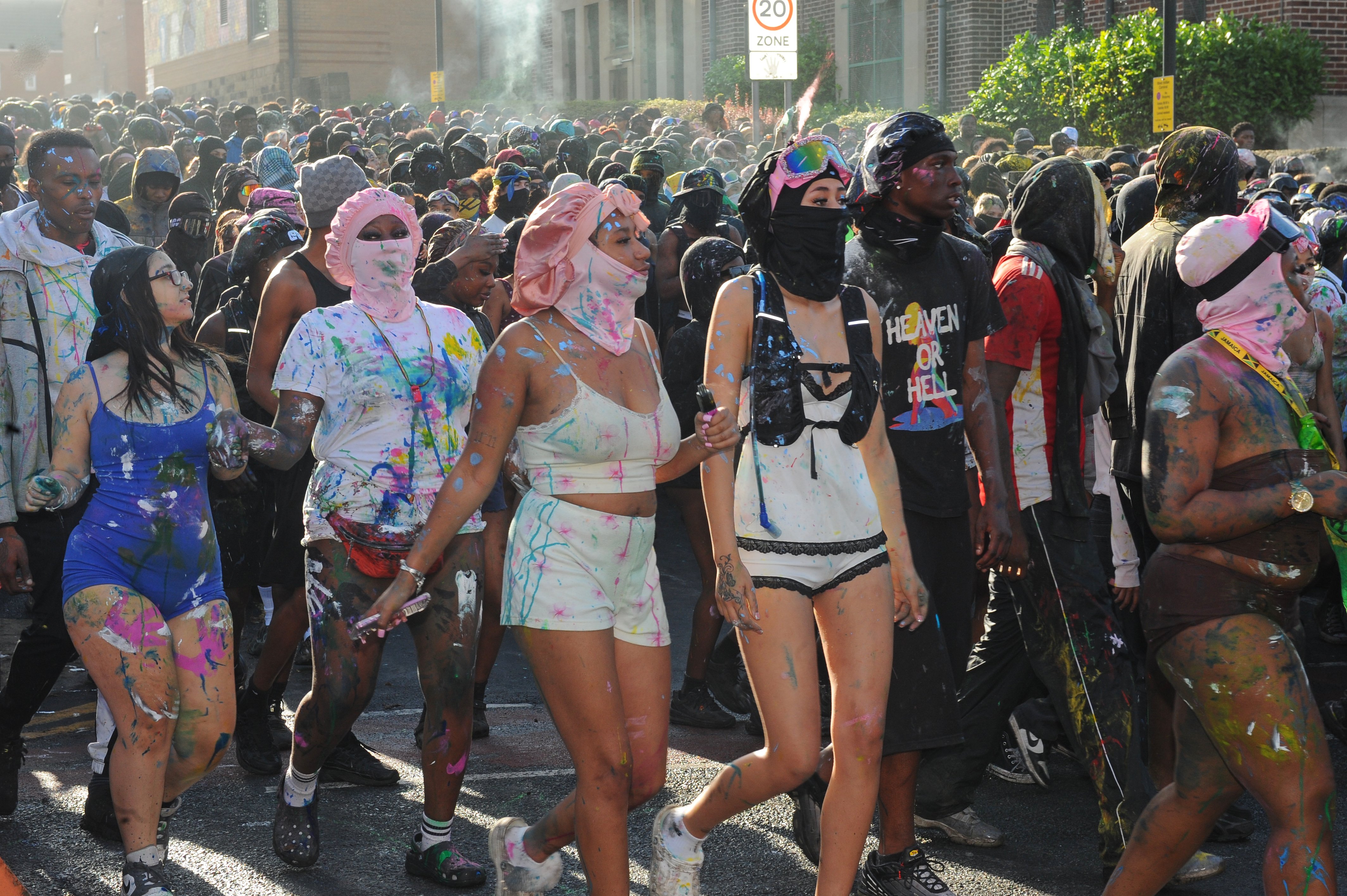 J'Ouvert is the early morning warm up on Carnival Day