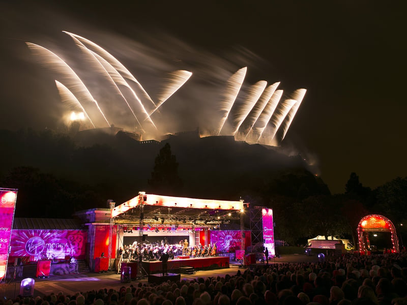 The festival fireworks in 2013. The display was the largest annual fireworks concert of its kind in the world.