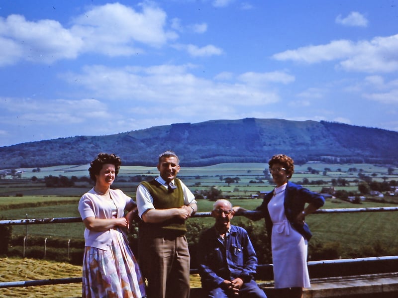 Enjoying an elevated position, the Overley establishment offered a magnificent view of The Wrekin - note there was no communications mast on top at the time of this picture - and the surrounding countryside.