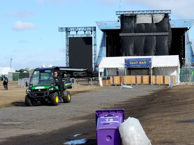 The clean up taking place on Southsea Common on Bank Holiday Monday, August 31, 2026, as Victorious Festival comes to an end for another year. 
