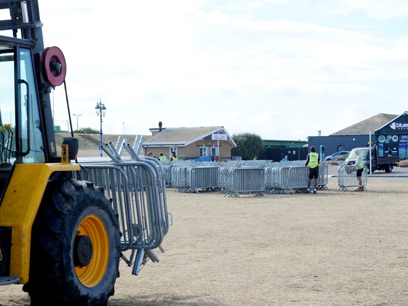 The clean up taking place on Southsea Common on Bank Holiday Monday, August 31, 2026, as Victorious Festival comes to an end for another year. Picture: Sarah Standing (310826-377)