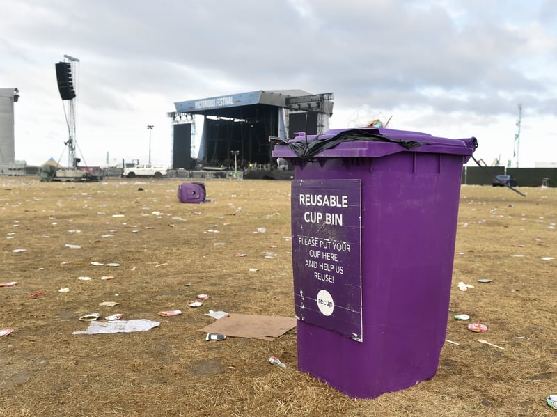 The clean up of Southsea Common has begun on Monday, August 31.