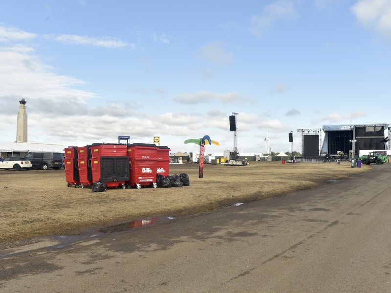 The clean up taking place on Southsea Common on Bank Holiday Monday, August 31, 2026, as Victorious Festival comes to an end for another year. 