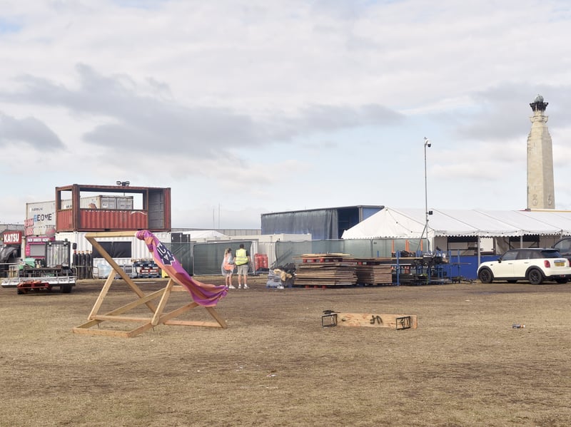 The clean up taking place on Southsea Common on Bank Holiday Monday, August 31, 2026, as Victorious Festival comes to an end for another year. 
