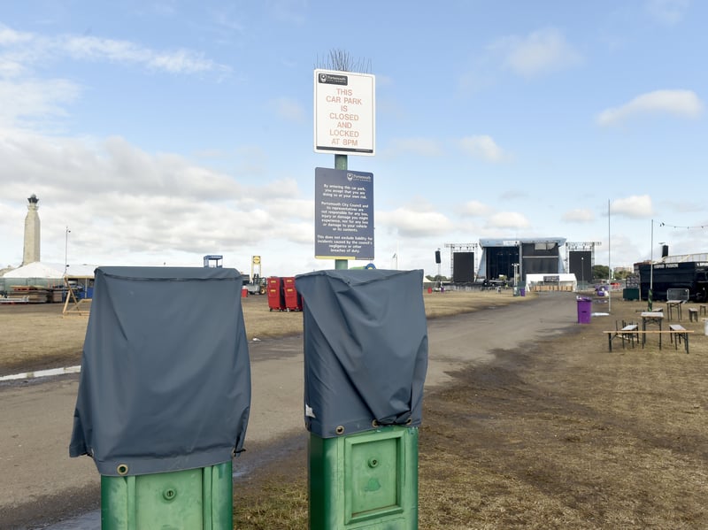 The clean up taking place on Southsea Common on Bank Holiday Monday, August 31, 2026, as Victorious Festival comes to an end for another year. 
