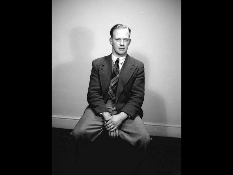 What a smartly dressed young man looked like in the work environment of the early 1960s.