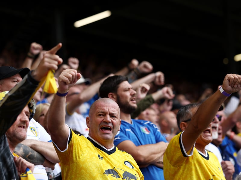Leeds United fans vs Brentford