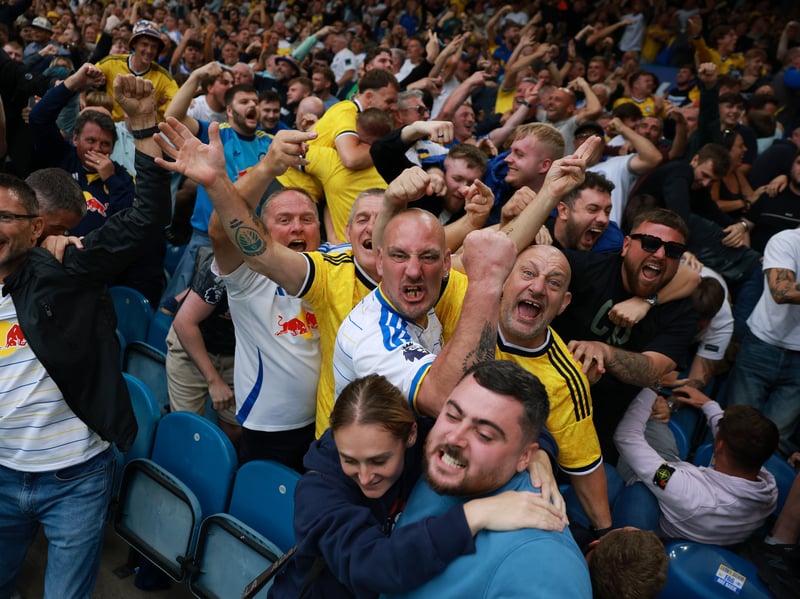 Leeds United fans vs Brentford