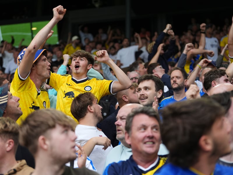 Leeds United fans v Brentford