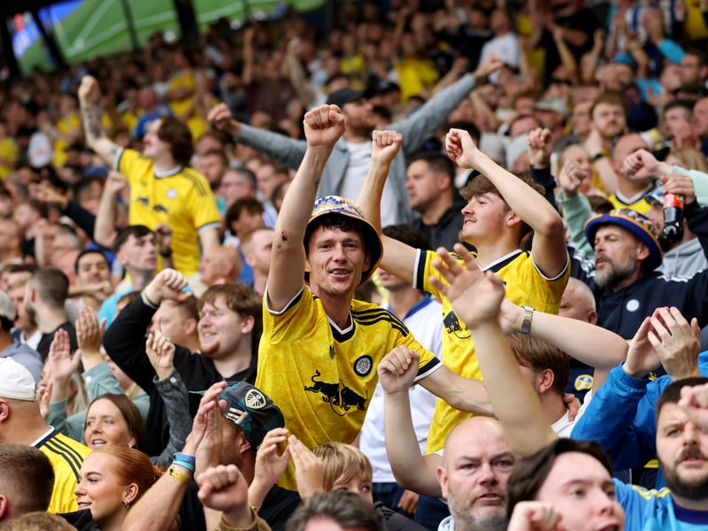 Leeds United fans vs Brentford