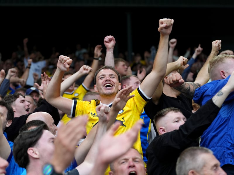 Leeds United fans v Brentford