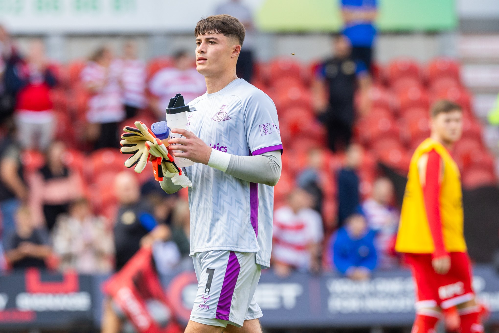 Tommy Simkin is expected to keep his place between the posts. The England Under-20 international has started all three league matches so far.