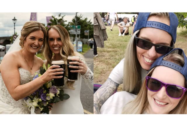 Lesbian couple expecting their 'little nugget' very soon