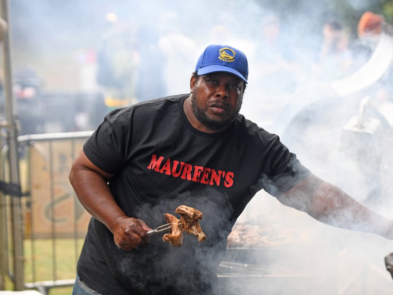 Food being prepared.