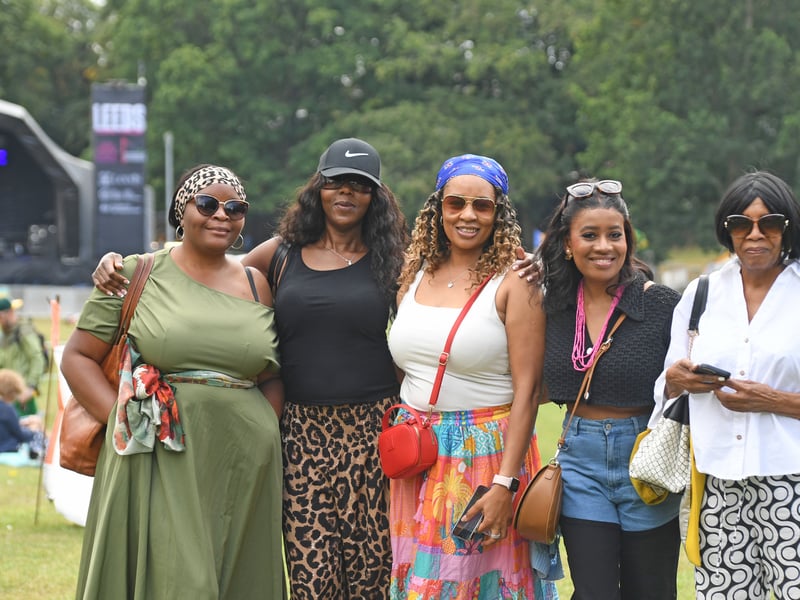 Visitors to the carnival.