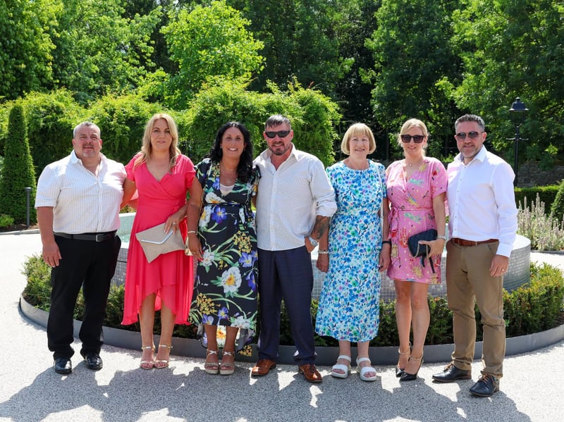 Dan and Lorell O'Shea, Caroline and Thomas Kiely, Ann Murray, and Sandra and John Conlon