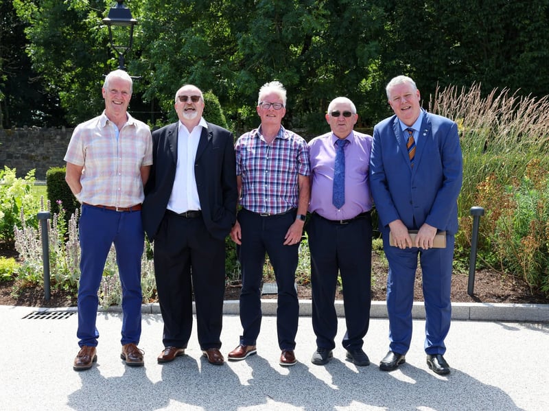 MEP and MC Ciarán Mullooly with guests 