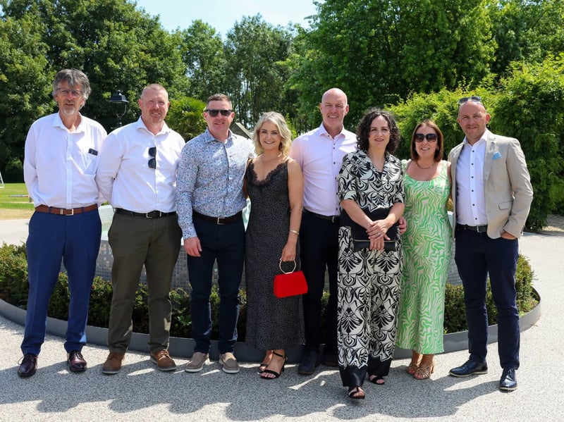 Dermot and Annmarie Brady and friends from Carrickboy Farms