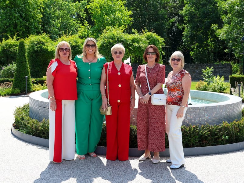 Catherine Faughnan, Amy Faughnan, Pauline Corr, Eilish Bartley and Teresa Kelly