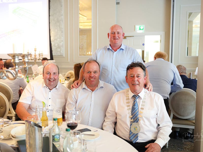 Cllr Colin Dalton, Senator Paraic Brady, Longford County Council Cathaoirleach Gerry Hagan and Cllr Turlough McGovern (standing)