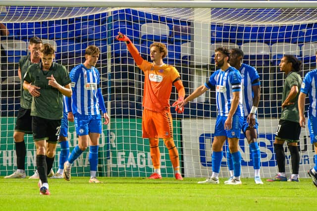 Max Merrick could feature once again after missing the midweek defeat (photo Chris Fryatt)