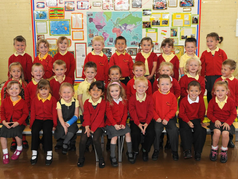 The children at Albany Primary School looked extra smart and full of excitement for their first day.