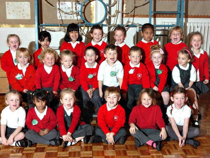 Another of the very smart classes in their new uniforms at Barnes Infants School, but we wonder if you have spotted someone you know.
