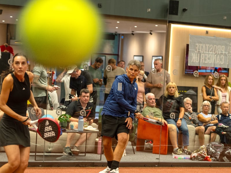 Mark Kinglsey, 57, hosting a fun day at Performance Padel Preston in aid of prostate cancer