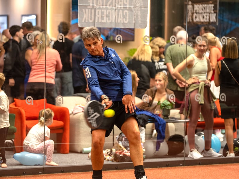 Mark Kinglsey, 57, hosting a fun day at Performance Padel Preston in aid of prostate cancer