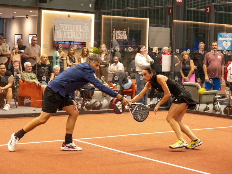 Mark Kinglsey, 57, hosting a fun day at Performance Padel Preston in aid of prostate cancer