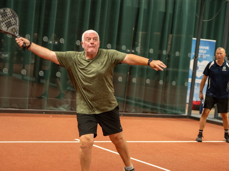 Mark Kinglsey, 57, hosting a fun day at Performance Padel Preston in aid of prostate cancer