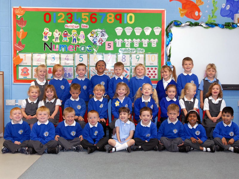 Westoe Crown Primary School had plenty of faces on show in a wonderful photo of new starters in 2006.