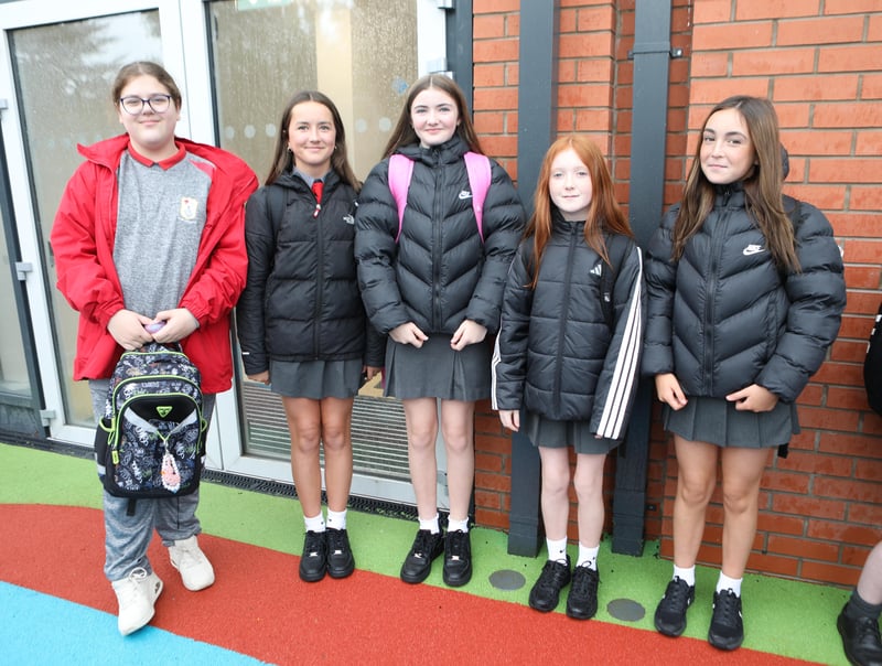 Mary Simchuk, Aimee Sheerin, Lucy McMenamin, Eimear Woods and Freya Murphy