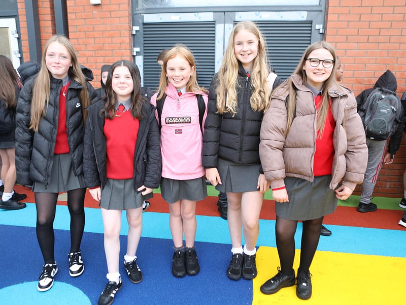 Kelsi McFeely, Anna May McGee, Darcie McGowan, Annie McDaid and Aria McGinley