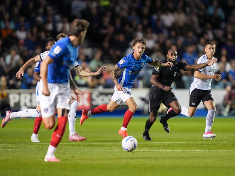 Full of energy but couldn’t do much to break down the Rams’ backline. The Croatian will be staying with the Blues despite late-window interest but the Fratton faithful will be looking for more from last season’s top scorer.